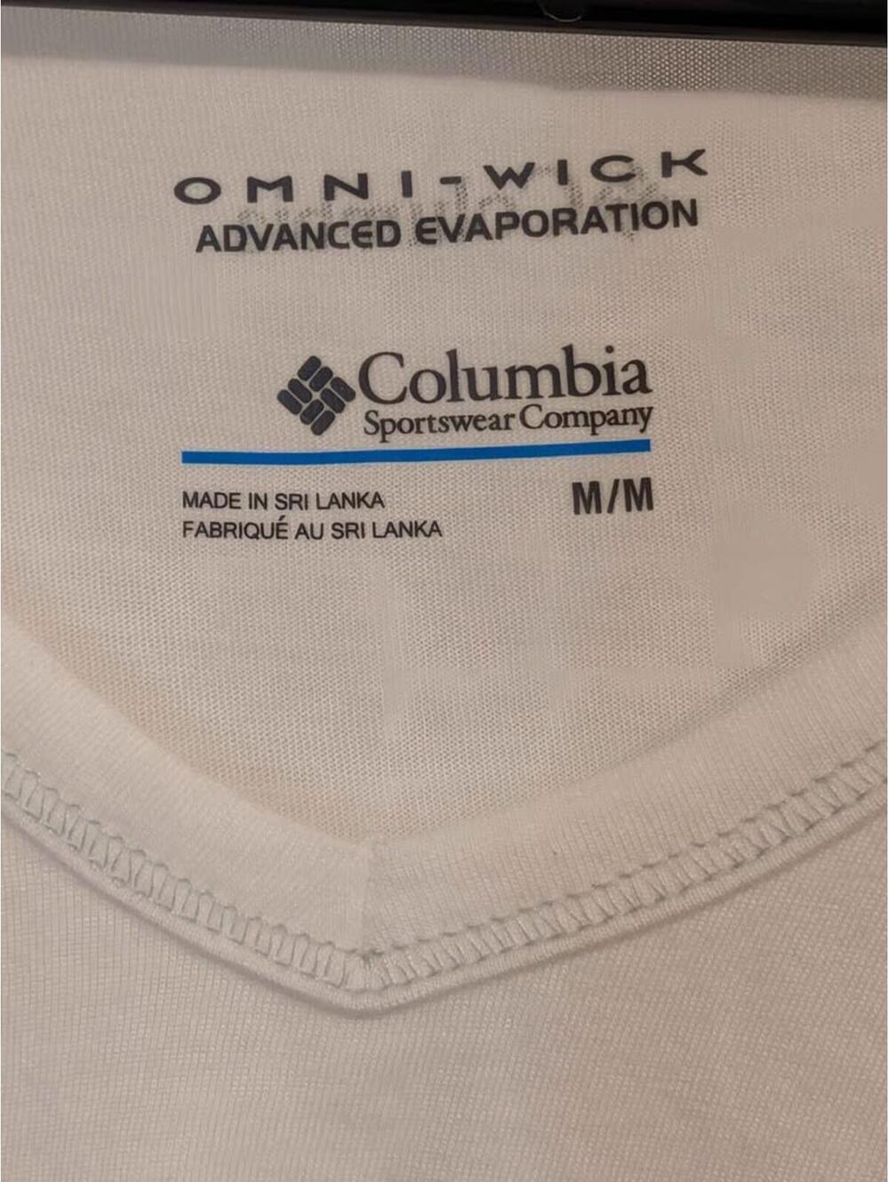 New Columbia OMNI-WICK Women's Short Sleeve V-Neck Tee M/M - Picture 2 of 6